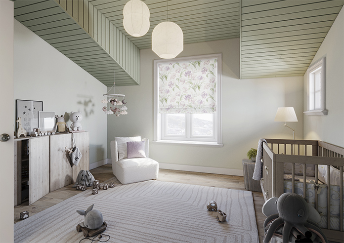 Laura Ashley Gosford, Grape - Roman Blind - Image 6